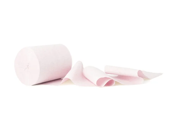 Papel higiénico rosa — Foto de Stock