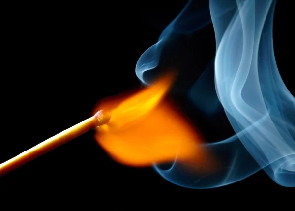 stock image Burning match