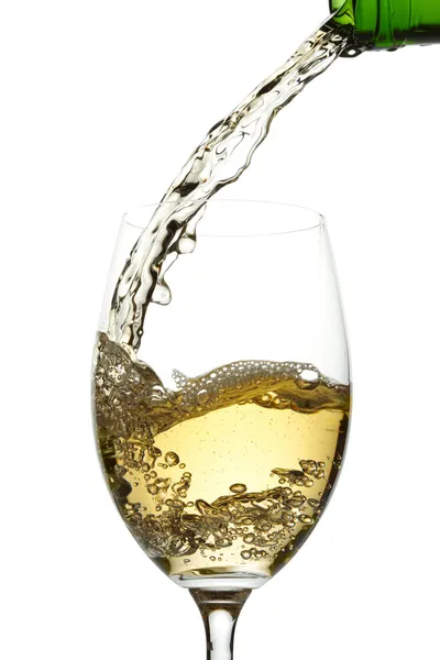 White wine pouring into glass Stock Photo by ©silverjohn 4222804