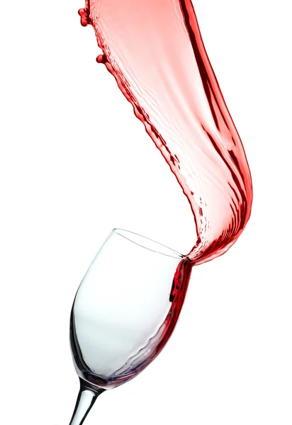 Κόκκινο κρασί πιτσίλισμα — Φωτογραφία Αρχείου