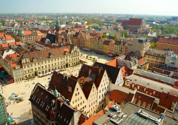 Mercado da cidade de Wroclaw — Fotografia de Stock