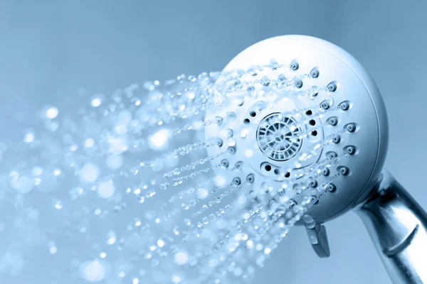 Shower with running water — Stock Photo, Image