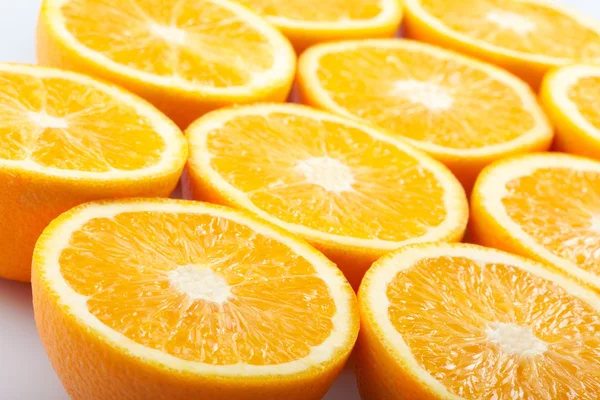 Oranje helften — Stockfoto