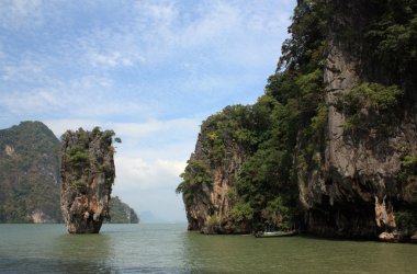 James bond Adası. Phuket. Tayland