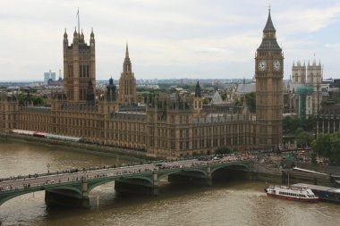 London Parliament and Big Ben clipart