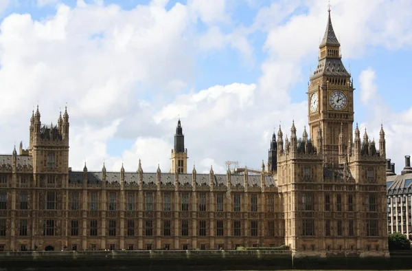 런던 의회와 빅 벤 — 스톡 사진