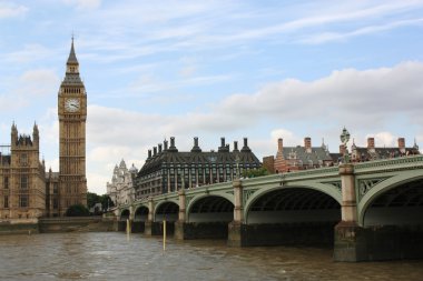 London Parliament and Big Ben clipart