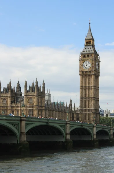 Londýnský parlament a Big Ben — Stock fotografie