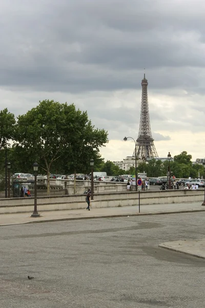 Эйфелева башня в Париже. Франция — стоковое фото