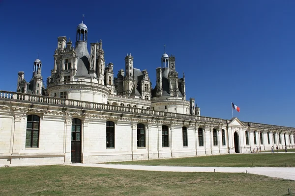 A Chateau de Chambord kastélyok. Loire. Franciaország — Stock Fotó