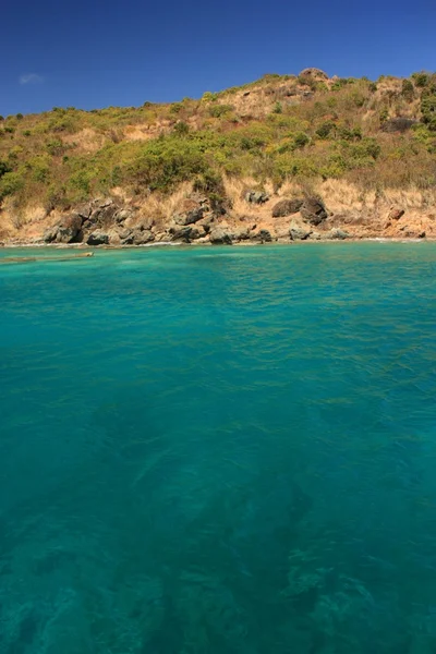 맑은 물과 카리브해 섬 — 스톡 사진