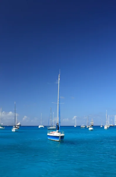stock image Clear water, yachts and boats