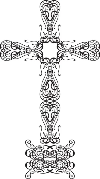 Croix ornée — Image vectorielle