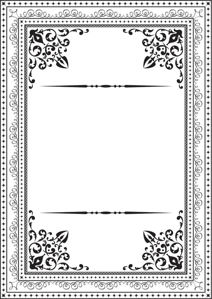 Classic vintage frame — Stock Vector
