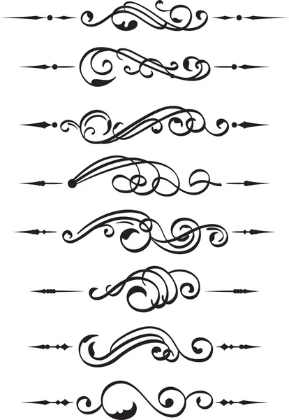 The set of divide book pieces Royalty Free Stock Vectors