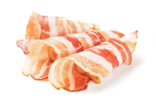 Skivor av rökt bacon — Stockfoto