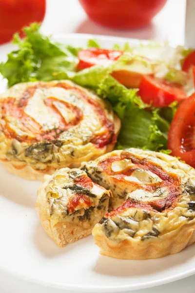 Mini-Quiche Lorraine — Stockfoto