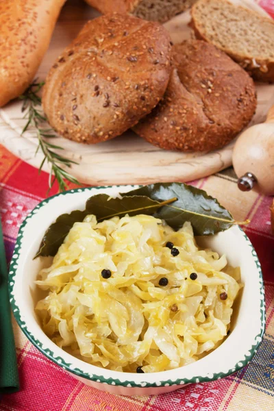 Sauerkraut gekocht — Stockfoto