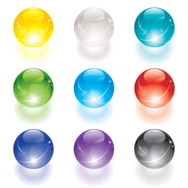 Bola de cristal — Vector de stock