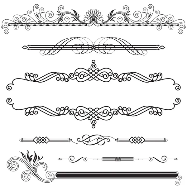 Ornamental de horizontal — Vetor de Stock