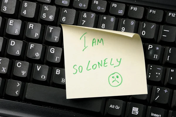 'I am so lonely' — 图库照片
