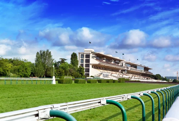 stock image Tribune of hippodrome. Paris.