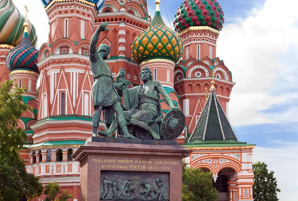 Vasily Blazhennogo s catedral St Basil 's Cathedral .Moscow.Russia . — Foto de Stock
