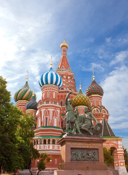 ヴァシリー ・ blazhennogo の大聖堂 （聖バジル大聖堂）。モスクワ. — ストック写真