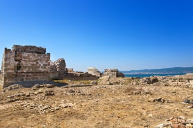 Bulgaristan. nesebr. Antik kilise kalıntıları