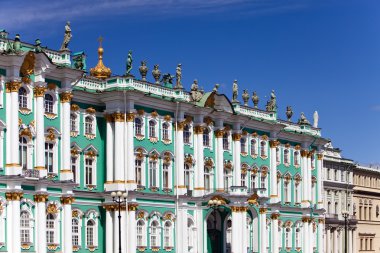 Rusya. Petersburg. hermitage bir görünüm