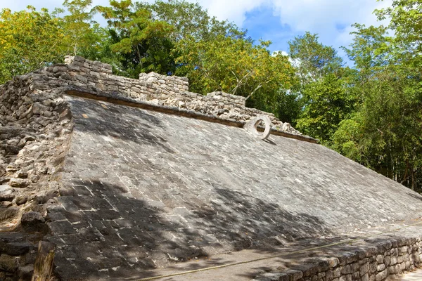 Руины Коба-Майя в Мексике — стоковое фото