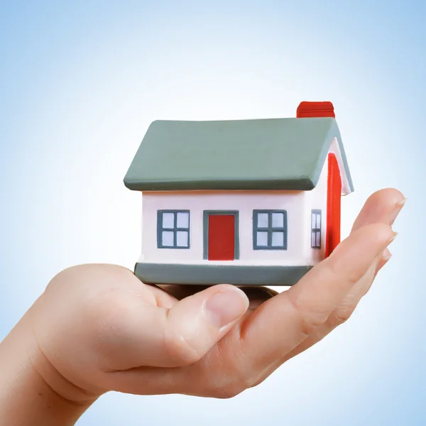 stock image Home in human hands