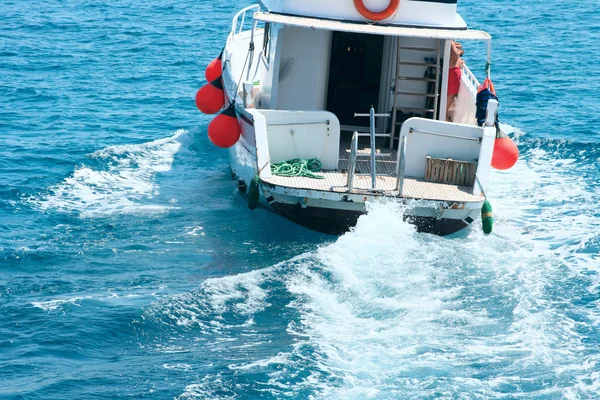 stock image Tourist boat on the sea