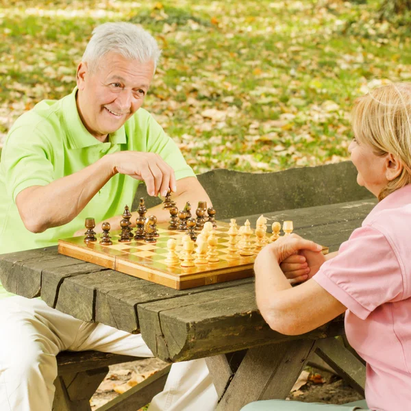 Feliz pareja de ancianos —  Fotos de Stock