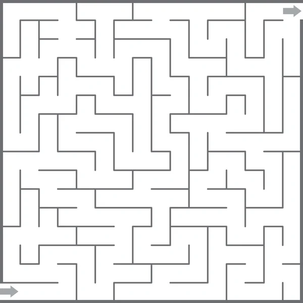 Vektor illustration av labyrint — Stock vektor