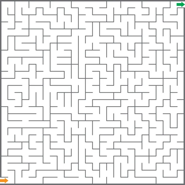 Vektor illustration av labyrint — Stock vektor