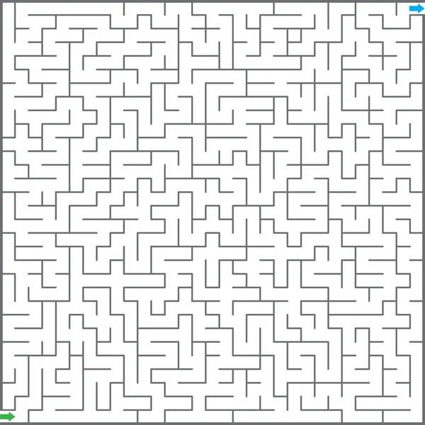 Vektorillustration des Labyrinths — Stockvektor
