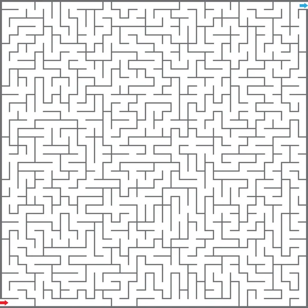 Illustrazione vettoriale del labirinto — Vettoriale Stock