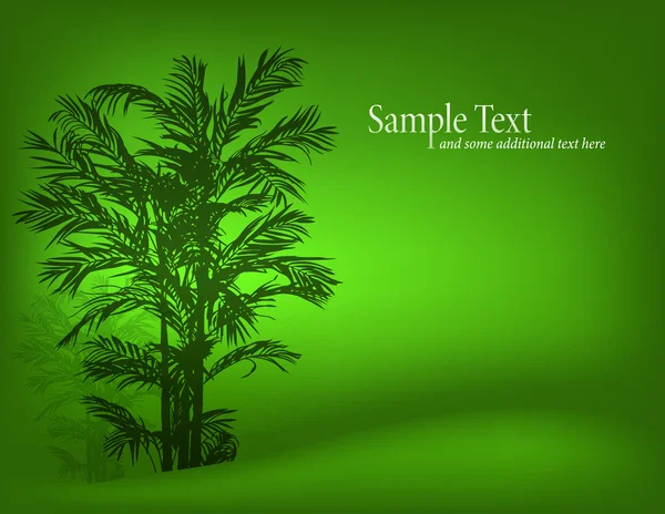 Bambu, träd — Stock vektor