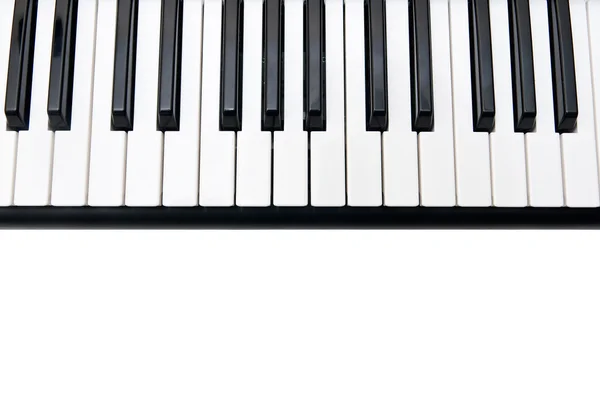 Fechar de Teclado Piano Eletrônico — Fotografia de Stock