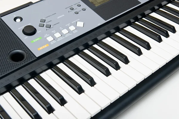 电子钢琴键盘 — 图库照片