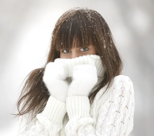 Zimní portrét — Stock fotografie