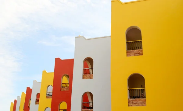 Multicolorful building — Stock Photo, Image
