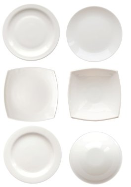 Beyaz tabaklar