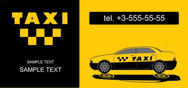 Taxicard — 图库矢量图片#