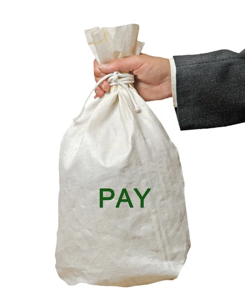 Bag with pay — Stock Photo, Image
