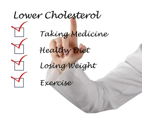 Listy, aby obniżyć poziom cholesterolu — Zdjęcie stockowe