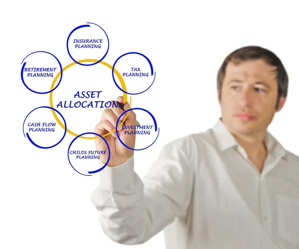 Asset allocation — Stock Photo, Image