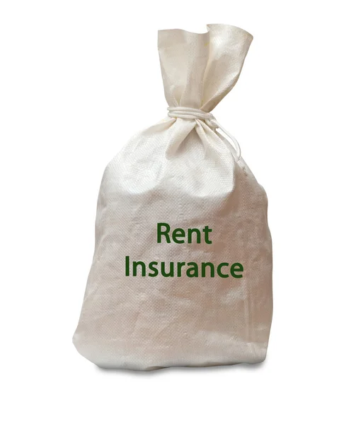 Bolsa com seguro de aluguel — Fotografia de Stock
