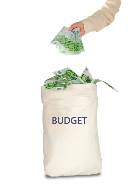 Borsa con budget — Foto Stock
